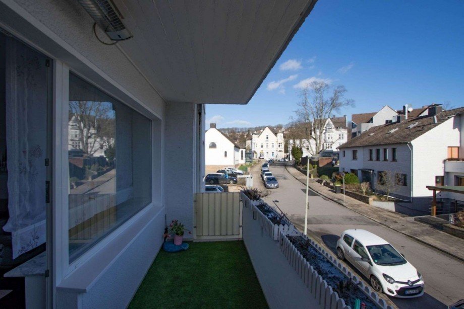 Der �berdachte Balkon Wohnung Wetter