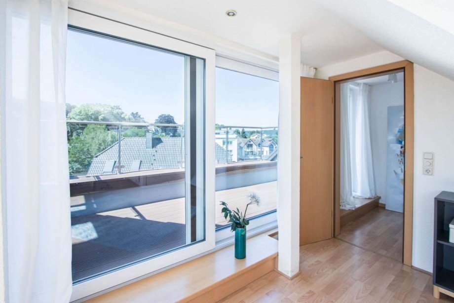 Ausgang zur Loggia Maisonettewohnung Wetter