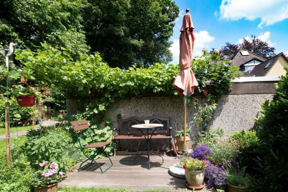 Gemeinschaftsterrasse Dachgeschosswohnung Wetter