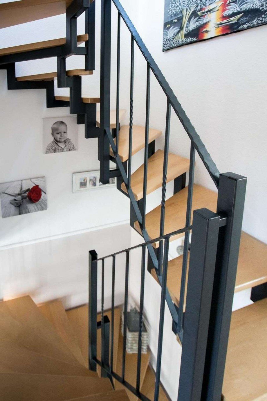Treppe zum Studio Maisonettewohnung Herdecke