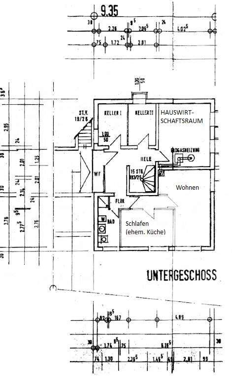Grundriss UG Mehrfamilienhaus Wetter