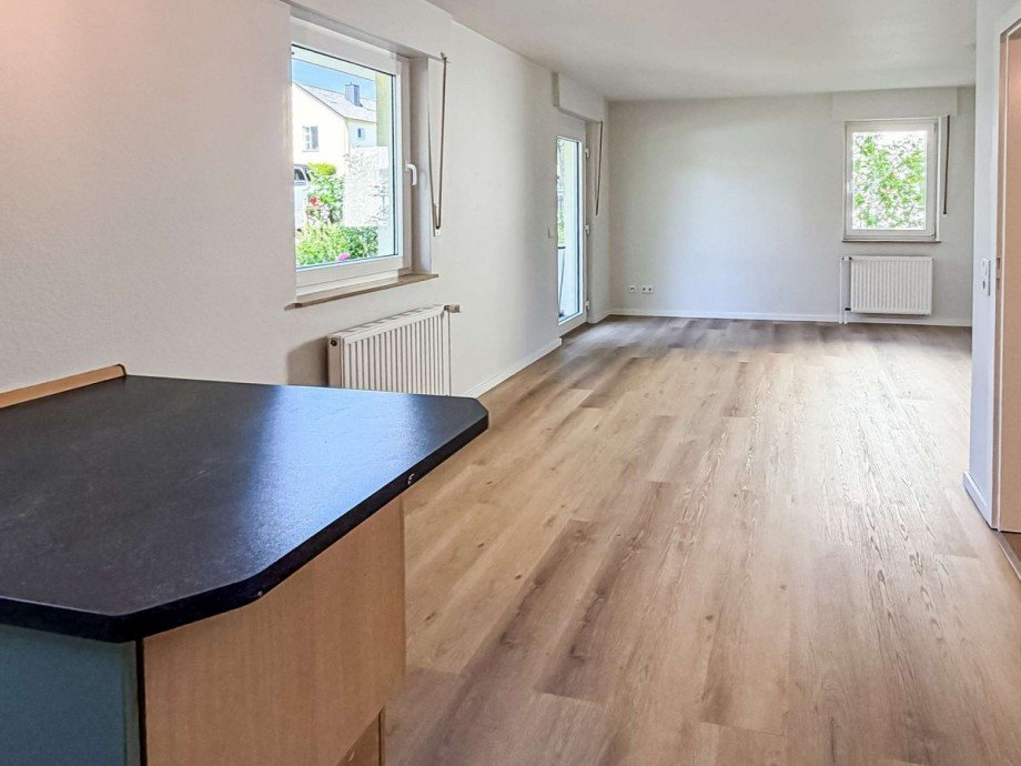 offenes Wohnzimmer mit Terrasse Erdgeschosswohnung Wetter (Ruhr)