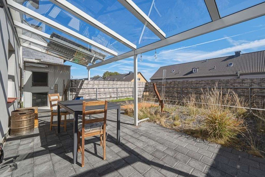Die �berdachte Sonnenterrasse Terrassenwohnung Wetter (Ruhr)