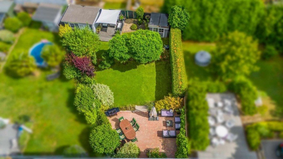 Luftaufnahme Garten Reihenmittelhaus Hattingen