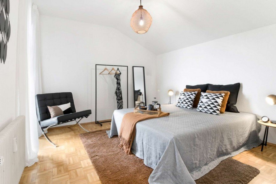 Schlafzimmer Dachgeschosswohnung Wetter