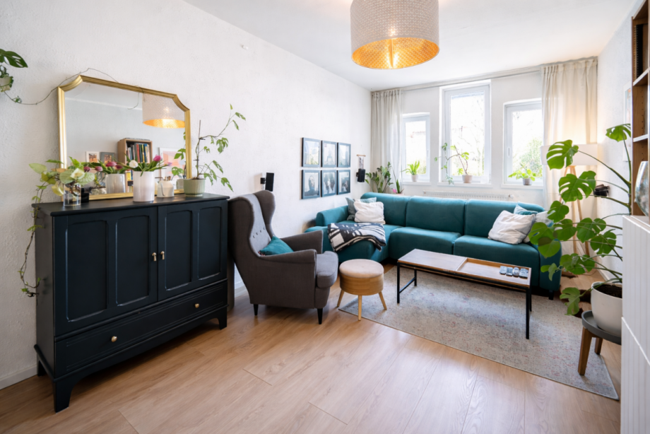 Wohnzimmer Dachgeschosswohnung Wetter (Ruhr)