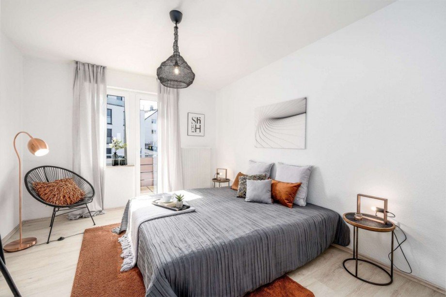 Das Elternschlafzimmer mit Bal Reihenmittelhaus Dortmund