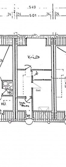 Grundriss DG VERKAUFT! Stadthaus mit Garten und Kamin in Hagen-Hohenlimburg-Henkhausen! Garage und Stellplatz.