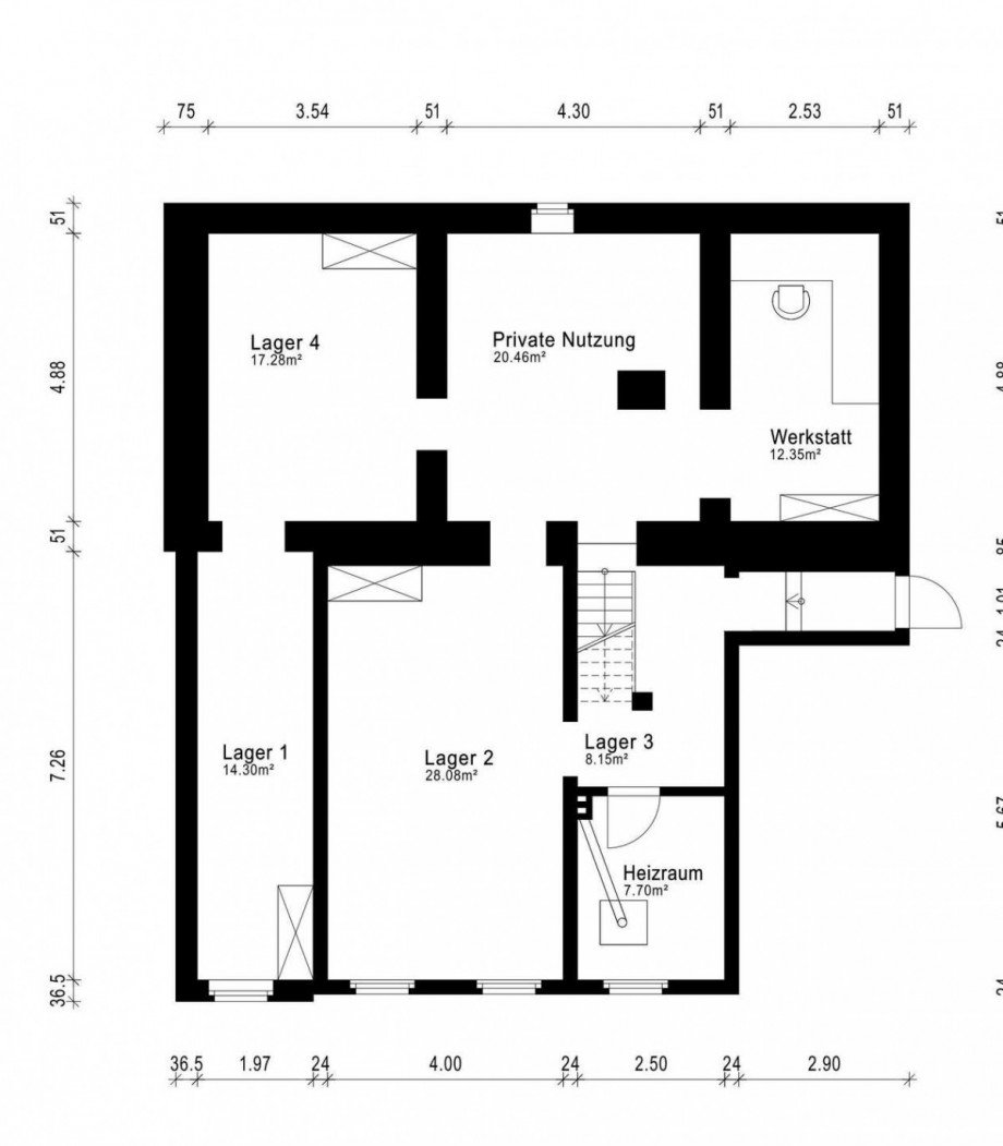 Grundriss KG Einfamilienhaus Wetter