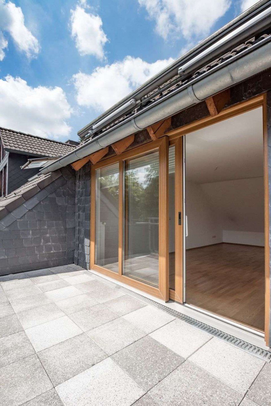 Loggia Dachgeschosswohnung Wetter