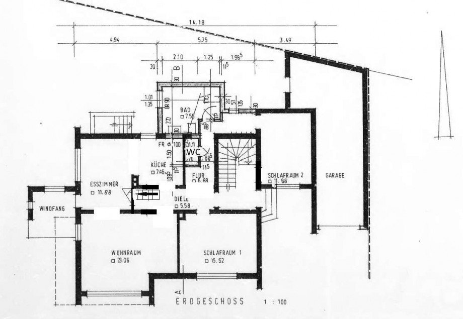 Grundriss EG Zweifamilienhaus Hagen