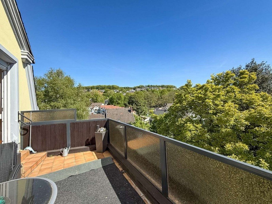 Balkon Dachgeschosswohnung Wetter