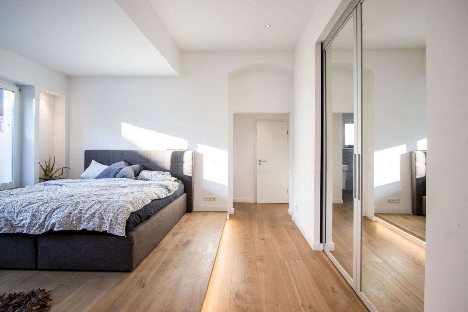 Schlafbereich erh�ht Terrassenwohnung Wetter