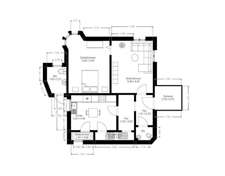 Kl. Haus Grdr EG Villa Wetter (Ruhr)