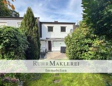 Die Gartenseite des Hauses VERKAUFT! Mittelhaus in idyllischer Lage von Wetter-Wengern, am Ruhrradweg und der M�hle!