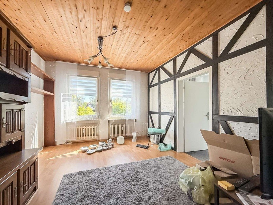 Wohnzimmer Dachgeschosswohnung Wetter