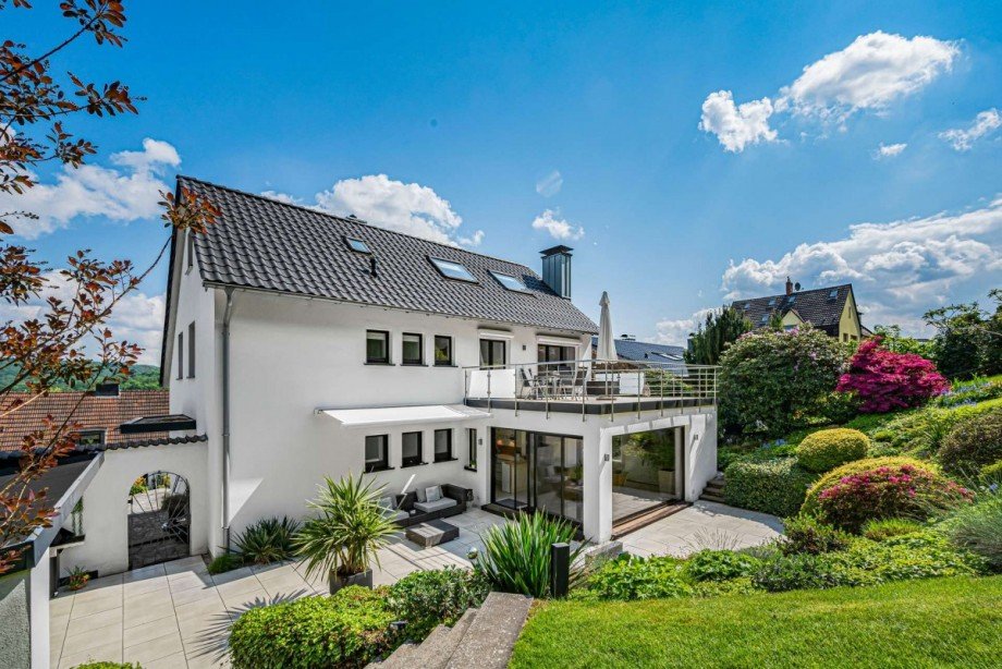 Gartenansicht Zweifamilienhaus Wetter (Ruhr)