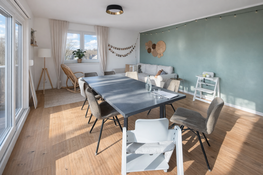 Wohn Esszimmer 2 Dachgeschosswohnung Ennepetal