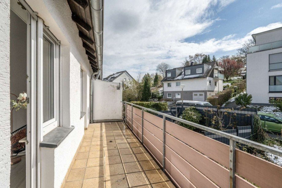 Der S�dbalkon Reihenmittelhaus Dortmund