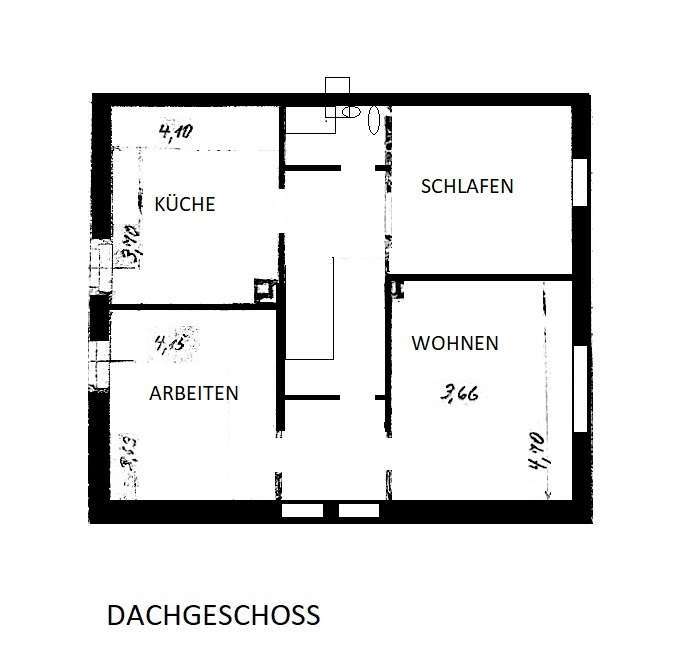 Grundriss Dachgeschoss Mehrfamilienhaus Wetter