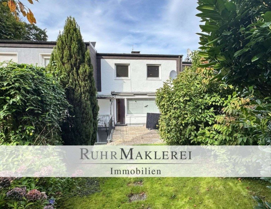 Die Gartenseite des Hauses Reihenmittelhaus Wetter