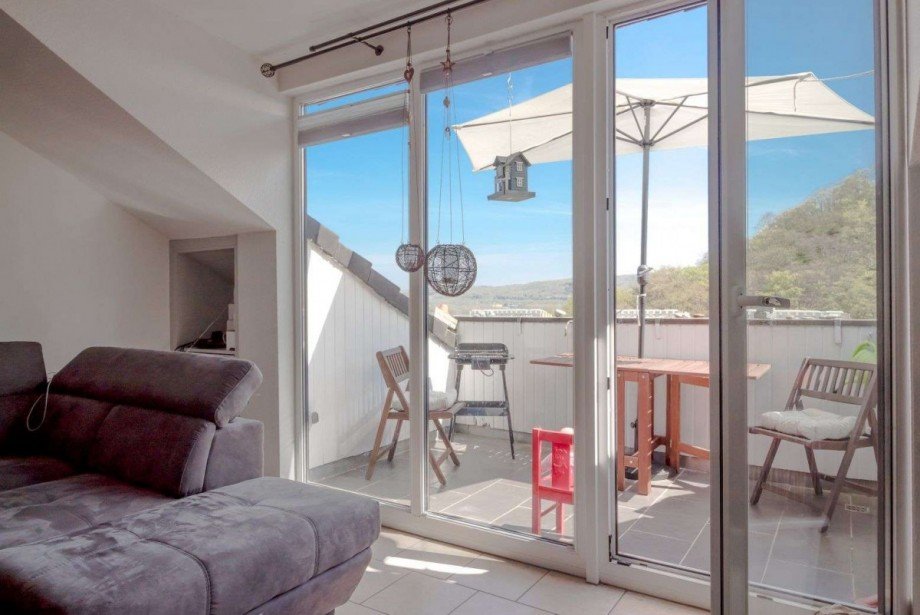 Blick zur Loggia Wohnung Wetter