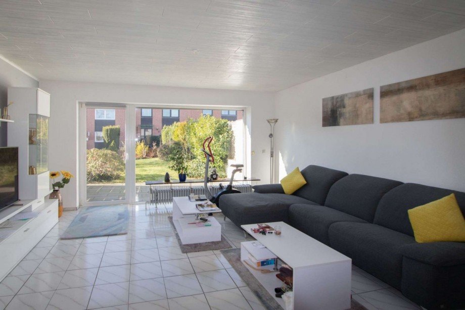 Wohnraum mit Terrassenausgang Reihenmittelhaus Dortmund