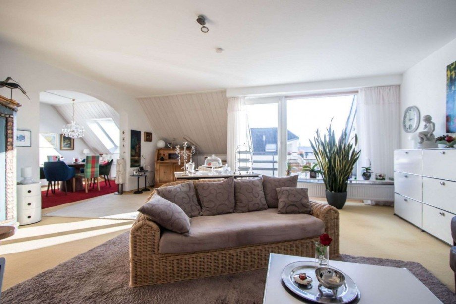 Links der offene Durchbruch zu Maisonettewohnung Schwerte