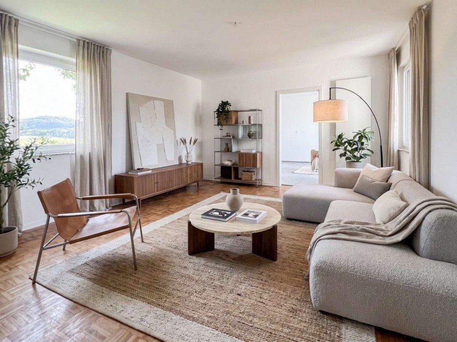 KI Einrichtungsbeispiel Wohnung Wetter (Ruhr)