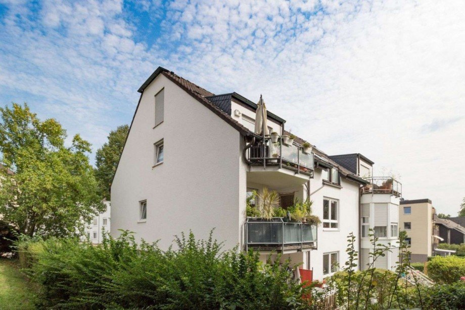Balkonseite Maisonettewohnung Wetter