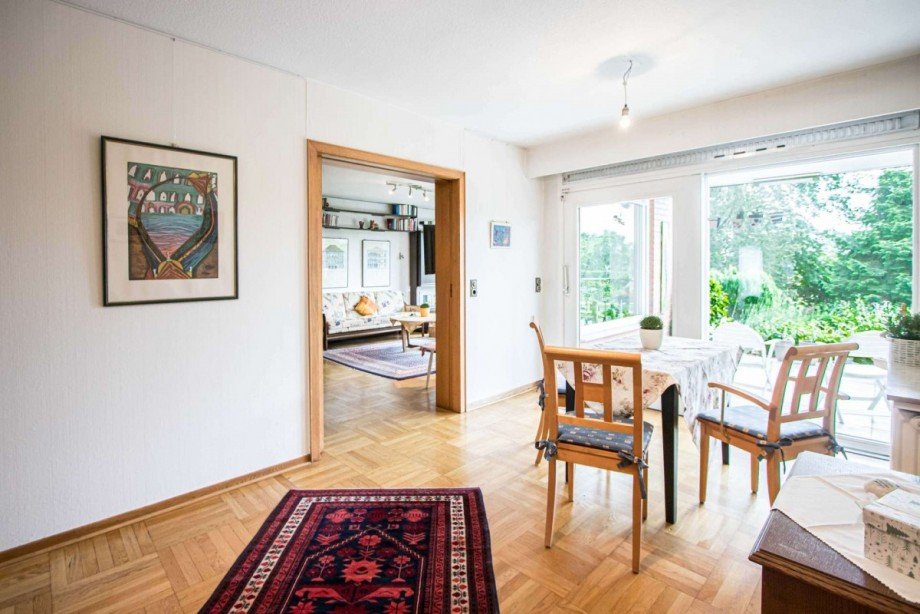 Essbereich mit Schiebet�r Bungalow Marl