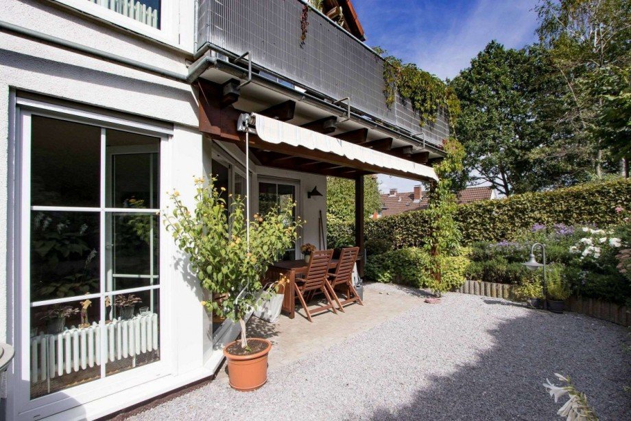 mit Markise Terrassenwohnung Wetter