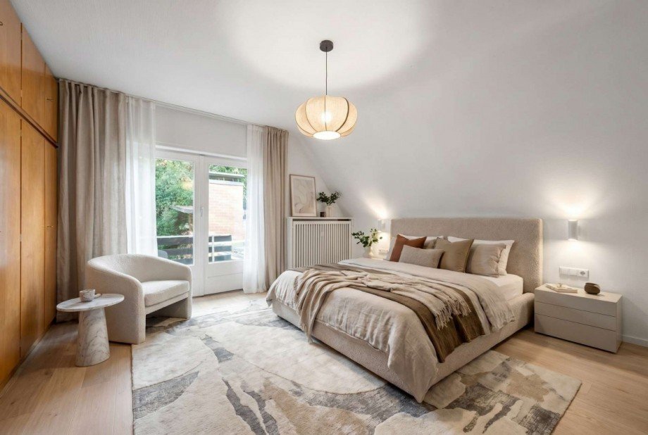 Schlafzimmer KI Beispiel Zweifamilienhaus Wetter (Ruhr)