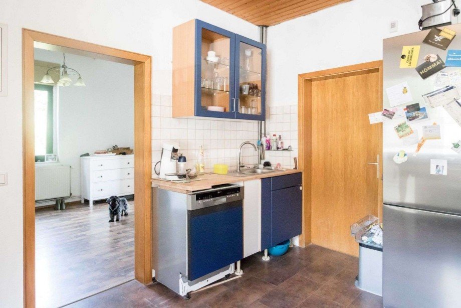 K�che mit Sicht zum Esszimmer Mehrfamilienhaus Wetter
