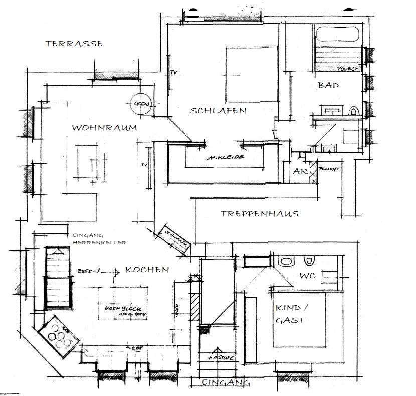 Grundriss Terrassenwohnung Wetter